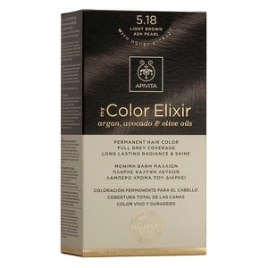 APIVITA Βαφή μαλλιών color elixir N5.18 καστανό αν