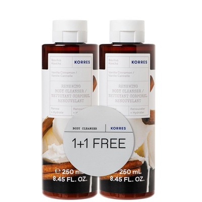 Korres Promo Set Αφρόλουτρο Βανίλια Κανέλα 250ml 1