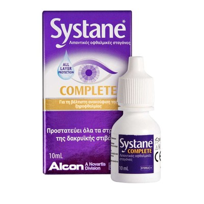Systane Complete Λιπαντικές Σταγόνες για Ανακούφισ