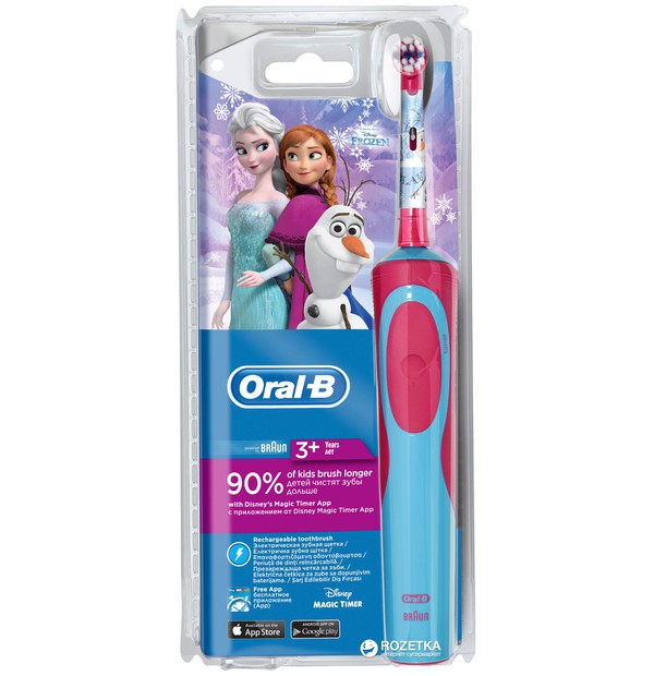 ORAL-B Vitality  Kids Stages Power Disney Frozen,1 τεμάχιο: Ηλεκτρική οδοντόβουρτσα, για κορίτσι,