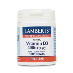 LAMBERTS Vitamin D3 400iu 120ταμπλέτες