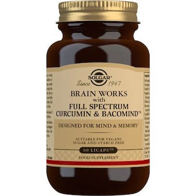 Solgar Brain Works with Full Spectrum Curcumin & B