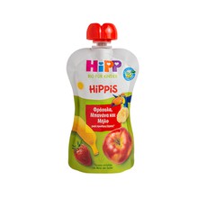 Hipp Φρουτοπολτός με Φράουλα, Μπανάνα & Μήλο 100gr