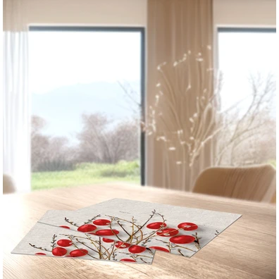Πασχαλινό Σουπλά Easter 17 red 45x33 Saint Clair  