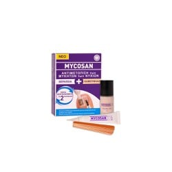 Mycosan Θεραπευτικό Kit Θεραπεία & Καμουφλάζ Θεραπευτικός Ορός 5ml & 10 Λίμες & Βερνίκι Νυχιών 8ml