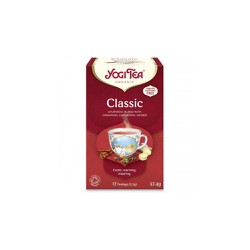 YogiTea Classic Cinnamon Spice Αφέψημα Για Τόνωση 17x1.8gr
