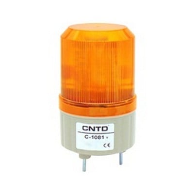 Small LED Flashing Beacon 230VAC 89X134mm Υellow C