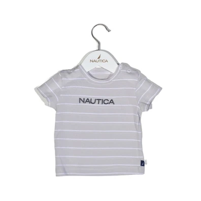 Nautica Des.15 t-Shirt  Jersey Organic Γκρι Ριγέ 9