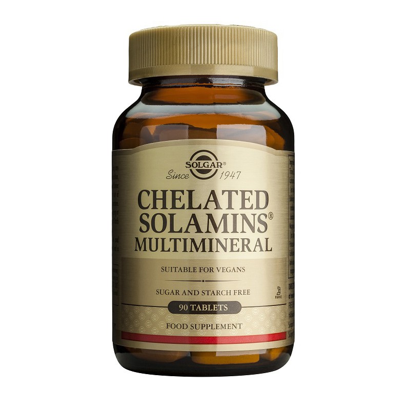 Chelated Solamins Multimineral tablets 