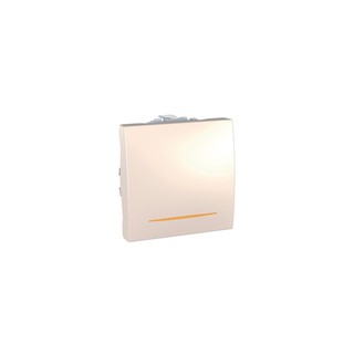 Unica Switch A/R with Indication Light Ivory MGU3.