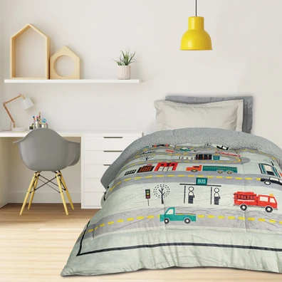 Das Kids Κουβερτοπαπλωμα 160χ220 4924 Grey 160x220