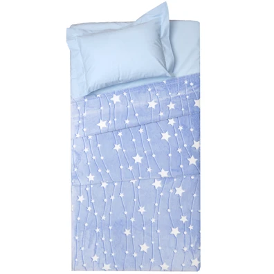 Κουβέρτα Flannel Fleece Μονή 150x220 Άστερ - Φωσφο