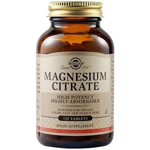 SOLGAR Magnesium citrate 200mg 120tabs