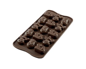 Silikomart Φόρμα Σιλικόνης για 15 Σοκολατάκια Choco Winter 33X27cm – 116ml
