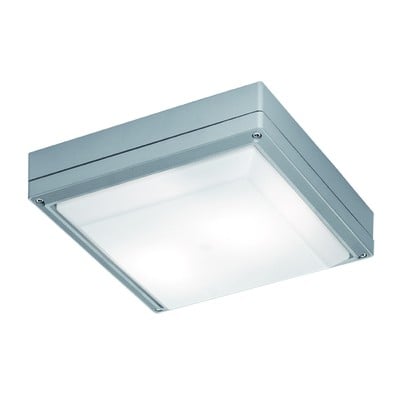 Ceiling Lamp Square Leros 2Xε27 Grey