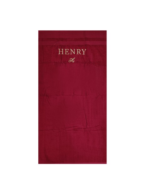 Henry clothing burgundy towel 80x160