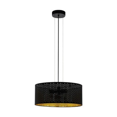 Pendant Light Varillas With Gold/Black Shade 1Xe27