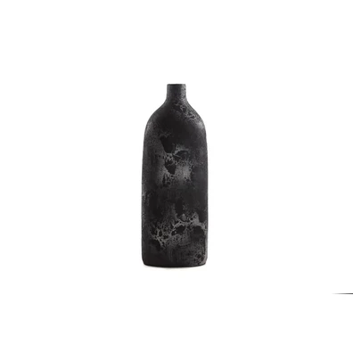 Κεραμικό Διακοσμητικό Βάζο Siso oki Black Spot Sil