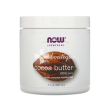 Now Foods Cocoa Butter (Pure 100%) - Βούτυρο Κακάο (100% Αγνό), 198gr