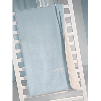 Κουβέρτα Tresor sky 160x220 Saint Clair  100% Ακρυ