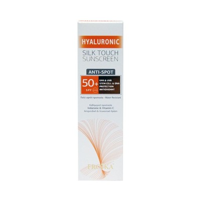 FROIKA Αντηλιακή Κρέμα Προσώπου Hyaluronic Silk Touch AntiSpot SPF50+ 50ml