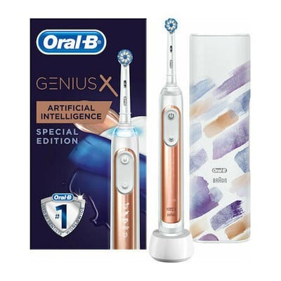 ORAL-B Ηλεκτρική Οδοντόβουρτσα Genius X 10000 Special Edition Rose Gold