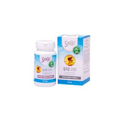 Am Health Smile Q10 200mg Συμπλήρωμα Διατροφής Ενδυναμώνει Το Καρδιαγγειακό & Ανοσοποιητικό Σύστημα 60 κάψουλες