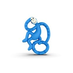 Matchstick Monkey Mini Monkey Teether Blue 1 piece