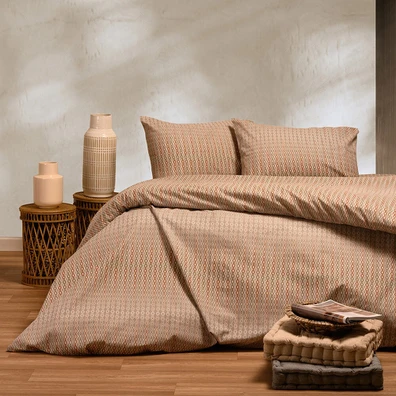 Σετ Σεντονια Φανελενια Μονα Tundra Beige (170x260)