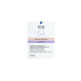 Intermed Eva Intima Biolact Capsules Προβιοτικά για την Εντερική & Κολπική Χλωρίδα, 20caps