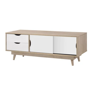 Έπιπλο TV Μελαμίνη 120x45x45cm Alida Sonoma/ Λευκό