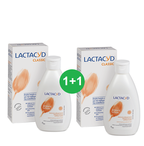 1+1 Lactacyd Intimate Lotion Καθαρισμού Ευαίσθητης