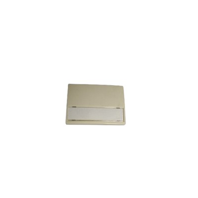 Coral Switch Plate With Label Beige