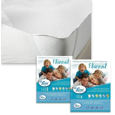 Aδιάβροχο Κάλυμμα Στρώματος Flannel 4 Λαστιχα 160x