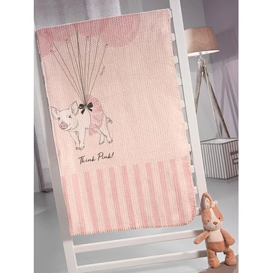 Κουβέρτα Ultrasoft Piggy 160x220 Saint Clair  100%