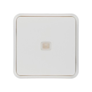 Cubyko IP55 Plate KNX 1 Key with LED White WNT912B