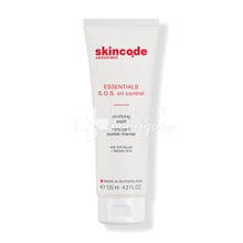 Skincode Essentials SOS Oil Control Clarifying Wash - Καθαρισμός Λιπαρής / Μικτής Επιδερμίδας, 125ml