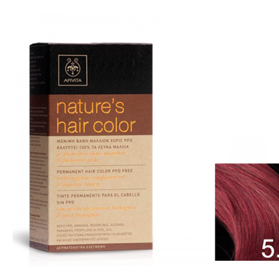 APIVITA Permanent Hair Dye No.5.65 Mahogany