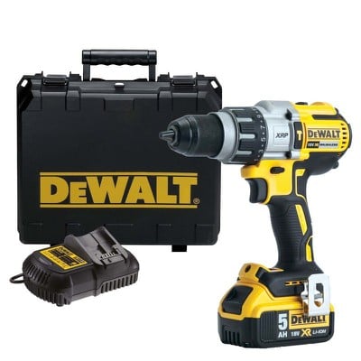 Drill With Bluetooth Lithium Batteries 18V 2X5Ah D