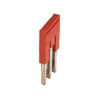 3Pts Bridge for 2.5mm² Terminals Red NSYTRAL23