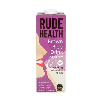 RUDE HEALTH - Brown Rice Drink Organic Βιολογικό Γάλα Καστανού Ρυζιού - 1L