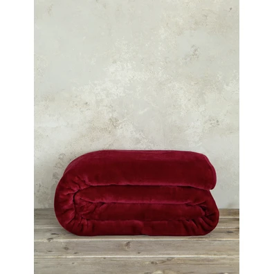 Κουβέρτα Βελουτέ Υπέρδιπλη 220x240 Coperta - red N