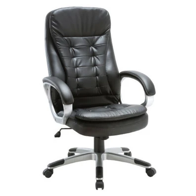 Desk Armchair/White PU