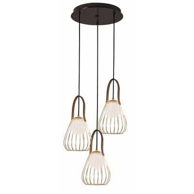 Pendant Light 3/L Light Levik G9 Gold