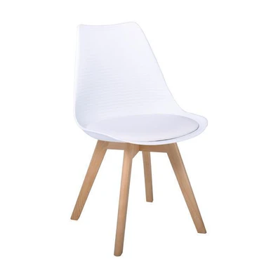 Chair PP White (assembled cushion) 49x56x82cm ΖWW 