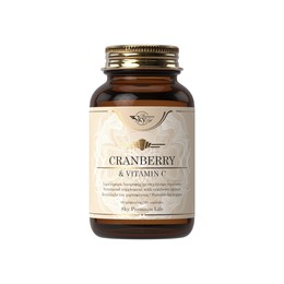 Sky Premium Life Cranberry & Vitamin C, Συμπλήρωμα Διατροφής με Εκχύλισμα Cranberry, Κατάλληλο για Χορτοφάγους, 60caps