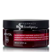 Apivita Color Protect Hair Mask - Μάσκα Προστασίας Χρώματος για Βαμμένα Μαλλιά με Ηλίανθο & Μέλι, 200ml