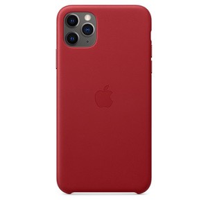 Apple Leather Case iPhone 11 Pro Max Red