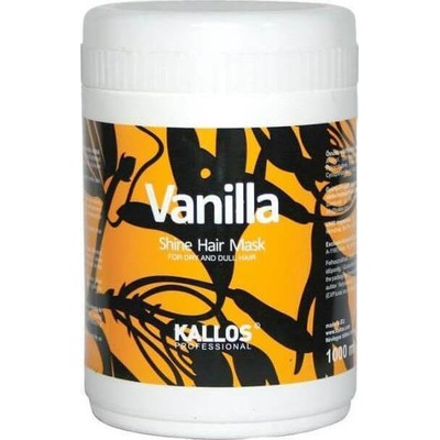 KALLOS Hair Mask Vanilla Μάσκα Μαλλιών Για Εκθαμβωτική Λάμψη 1000ml