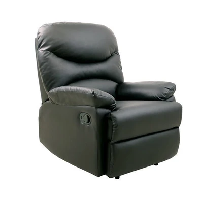 Armchair Relax PU Black 80x90x99cm ZWW Luisa